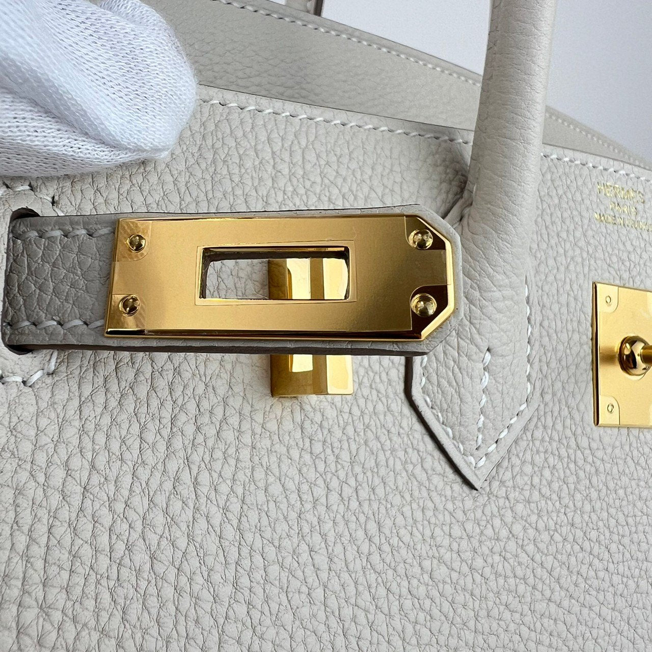 Birkin25 バーキン25 Craie クレ GHW ゴールド金具 Togo トゴ B刻