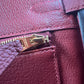 Birkin25 バーキン25 Rouge H ルージュアッシュ Togo トゴ GHW ゴールド金 Stamp-W W刻印