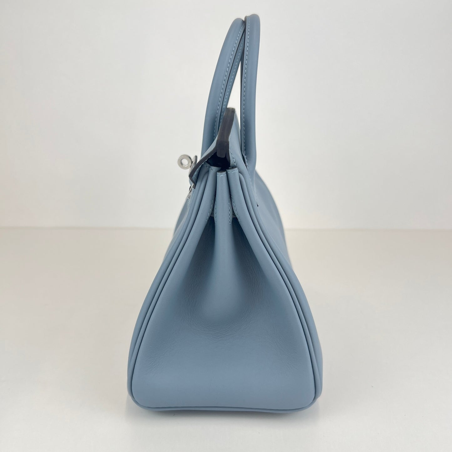 Birkin25 バーキン25 Blue lin  ブルーリン　PHW シルバー金具 Swift スイフト　Stamp-K K刻