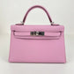 Mini kelly ミニケリー Mauve Sylvestre　モーヴシルベストル  PHW シルバー金具 Epsom エプソン Stamp-K K刻印