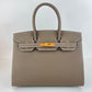 Birkin30 バーキン30 Etoupe エトープ GHW ゴールド金具 Stamp-W W刻印 Epsom エプソン