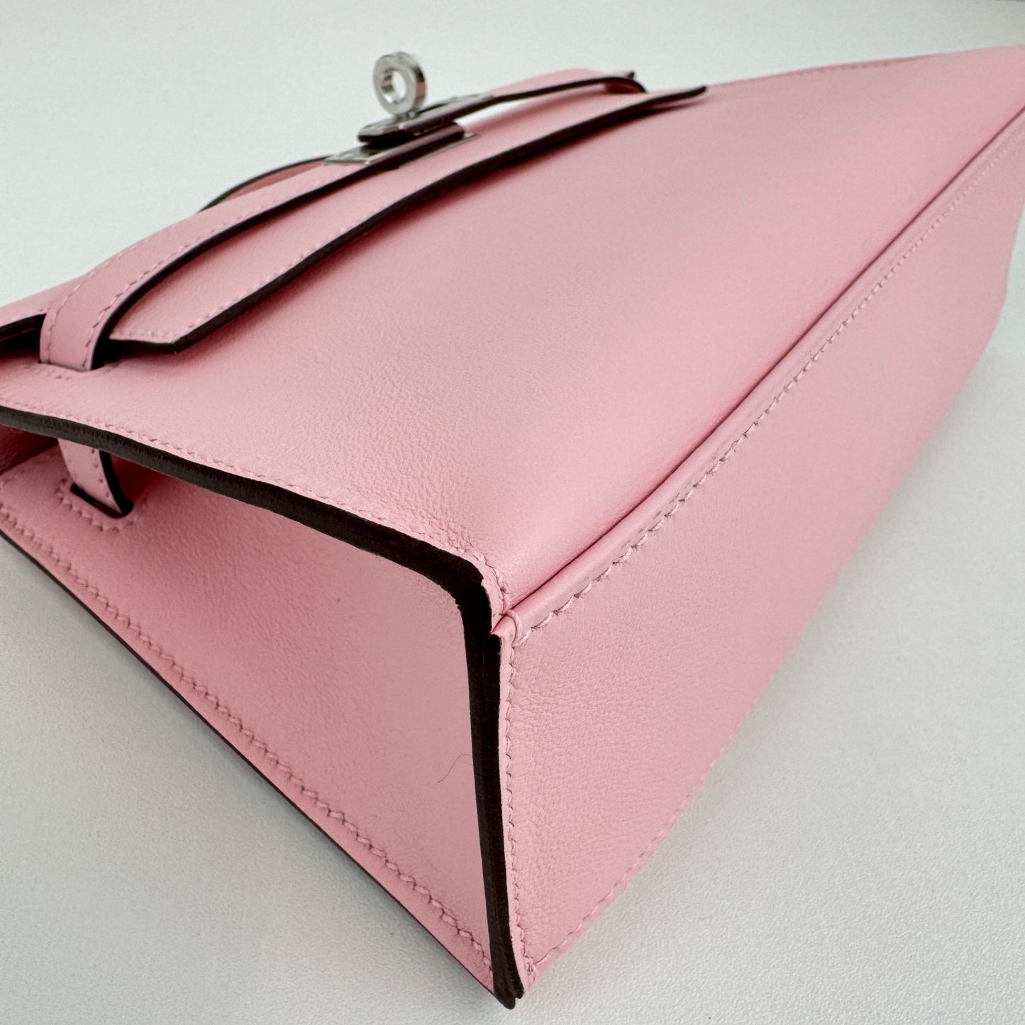 Pochette kelly ポシェットケリー Rose sakura ローズサクラ PHW シルバー金具 Stamp-K K刻印 Swift スイフト