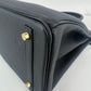 Birkin25 バーキン30 Black ブラック Togo トゴ PMBHW シャンパンゴールド金具 Stamp-K K刻印