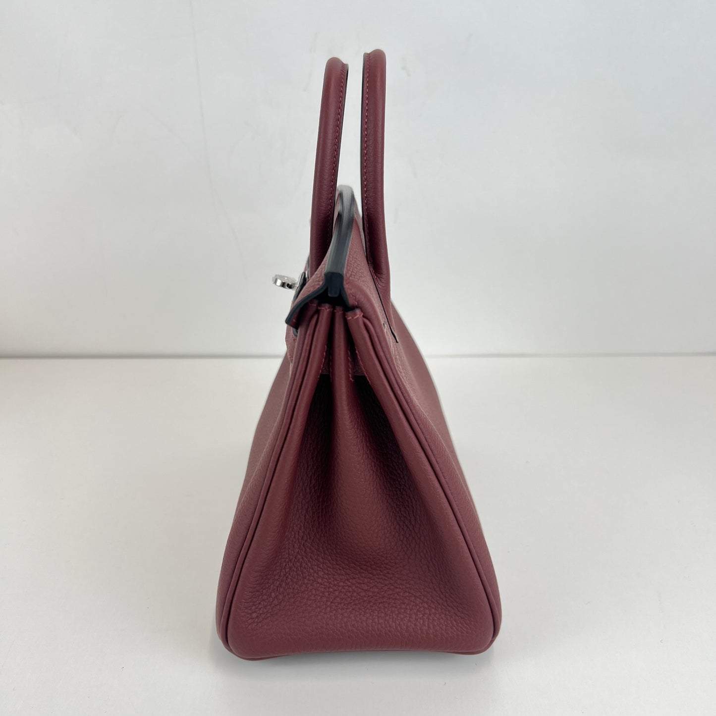 Birkin25 バーキン25 Rouge H ルージュアッシュ　PHW シルバー金具 tamp-K K刻