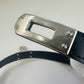 Kelly double bracelet レザーブレスレット ケリー T6 Black ブラック