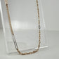 新品未使用 HERMES エルメス Mix and h long necklace ミックス＆Hロングネックレス RG金具 ローズゴールド/シルバー