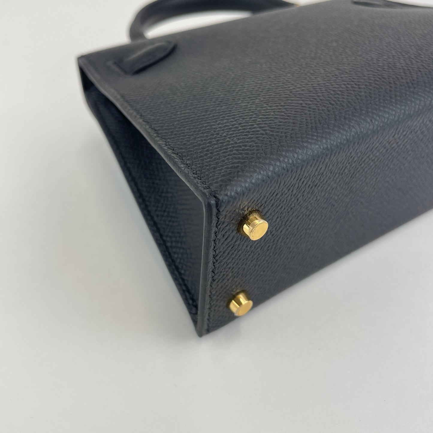 Mini kelly ミニケリー Black　ブラック  GHW ゴールド金具 Epsom エプソン Stamp-K K刻印