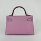 Mini kelly ミニケリー Mauve sylvestre モーヴシルベストル Epsom エプソン PHW シルバー金具 Stamp-B B刻印