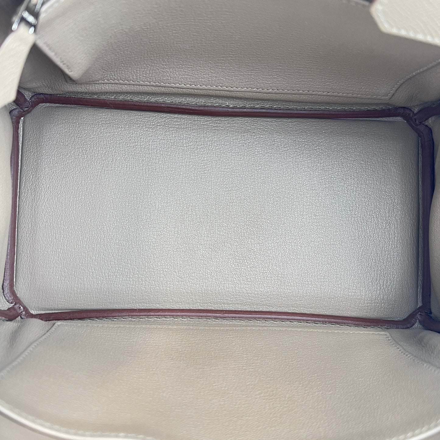 Birkin25 tricolor バーキン25 トリコロール Etoupe エトープ PHW シルバー金具 Stamp-B B刻印 Epsom エプソン