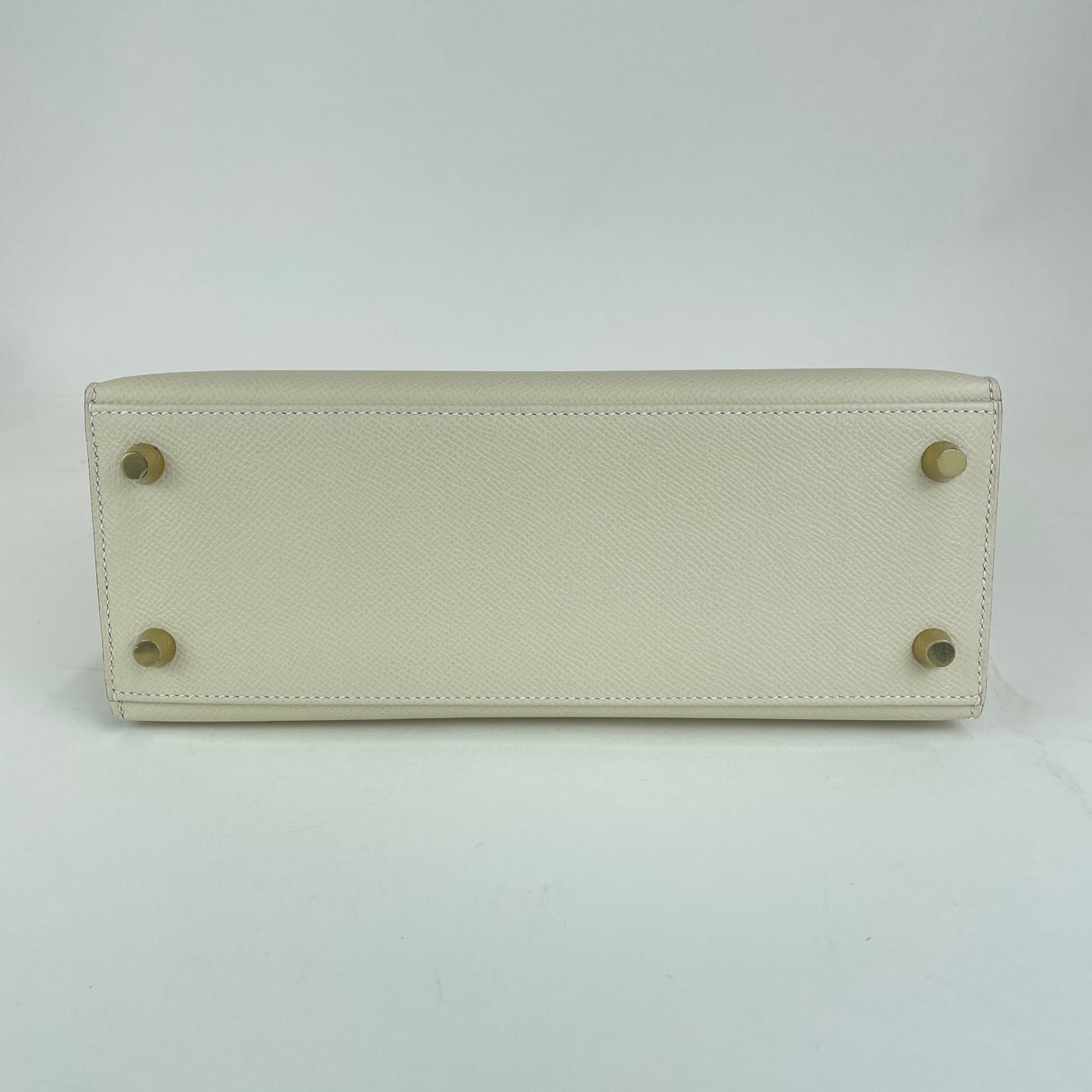 Kelly25 Sellier ケリー25セリエ Craie クレ  GHW ゴールド金具 Epsom エプソン Stamp-W W刻印