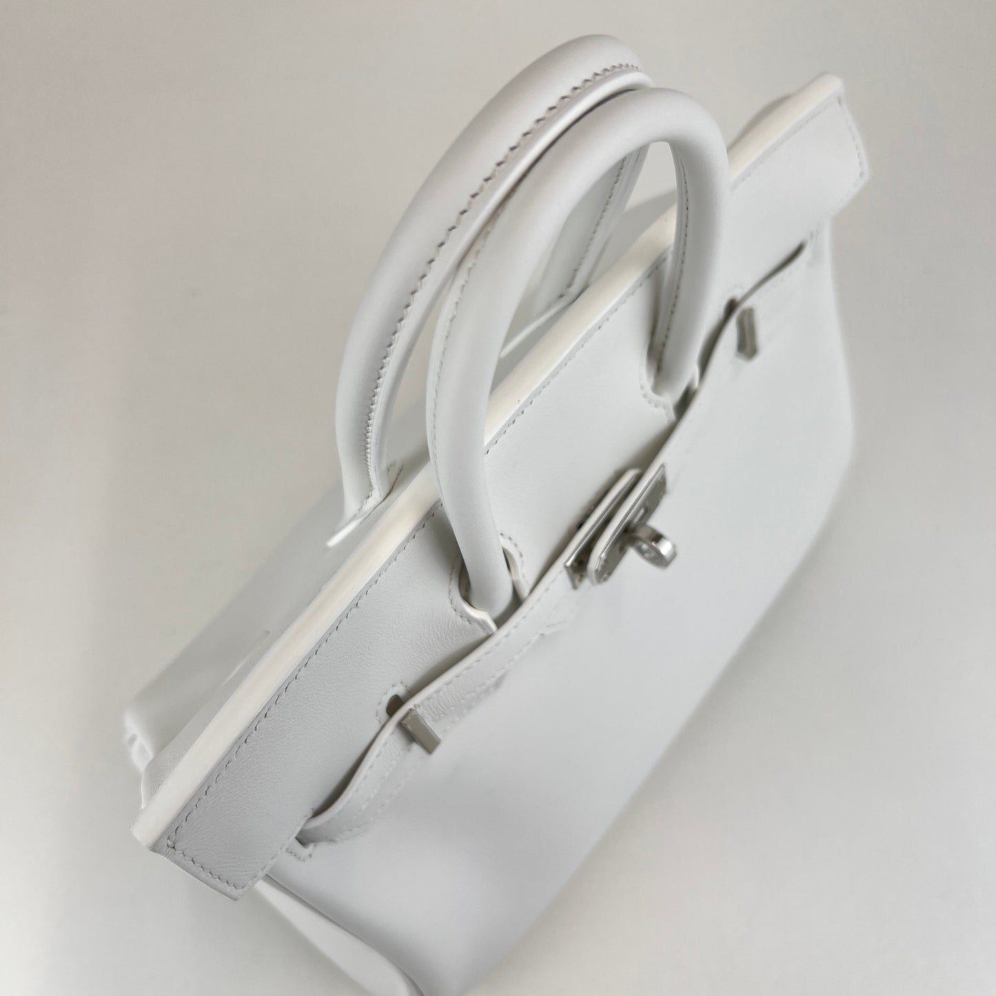 Birkin25 バーキン25 New white ニューホワイト Swift スイフト PHW シルバー金具 Stamp-W W刻印