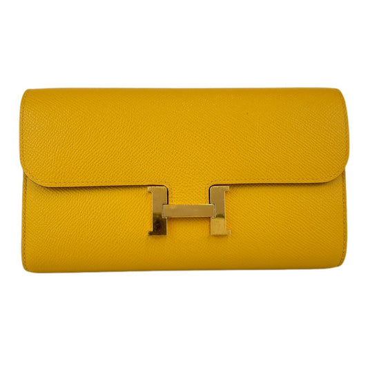 Constance To Go コンスタンストゥーゴー Jaune naples ジョーヌナプル GHW ゴールド金具 Z刻印  Epsom エプソン