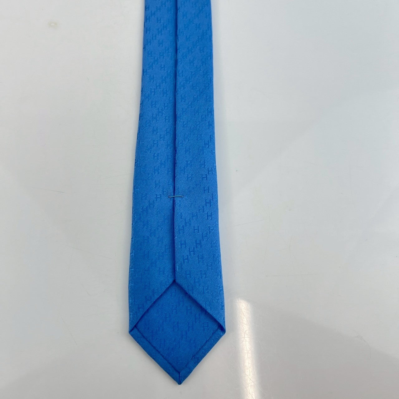 シルクタイ Faconnee ニューHタイ Faconnee New H tie BLUE LAC ブルーラック シルク