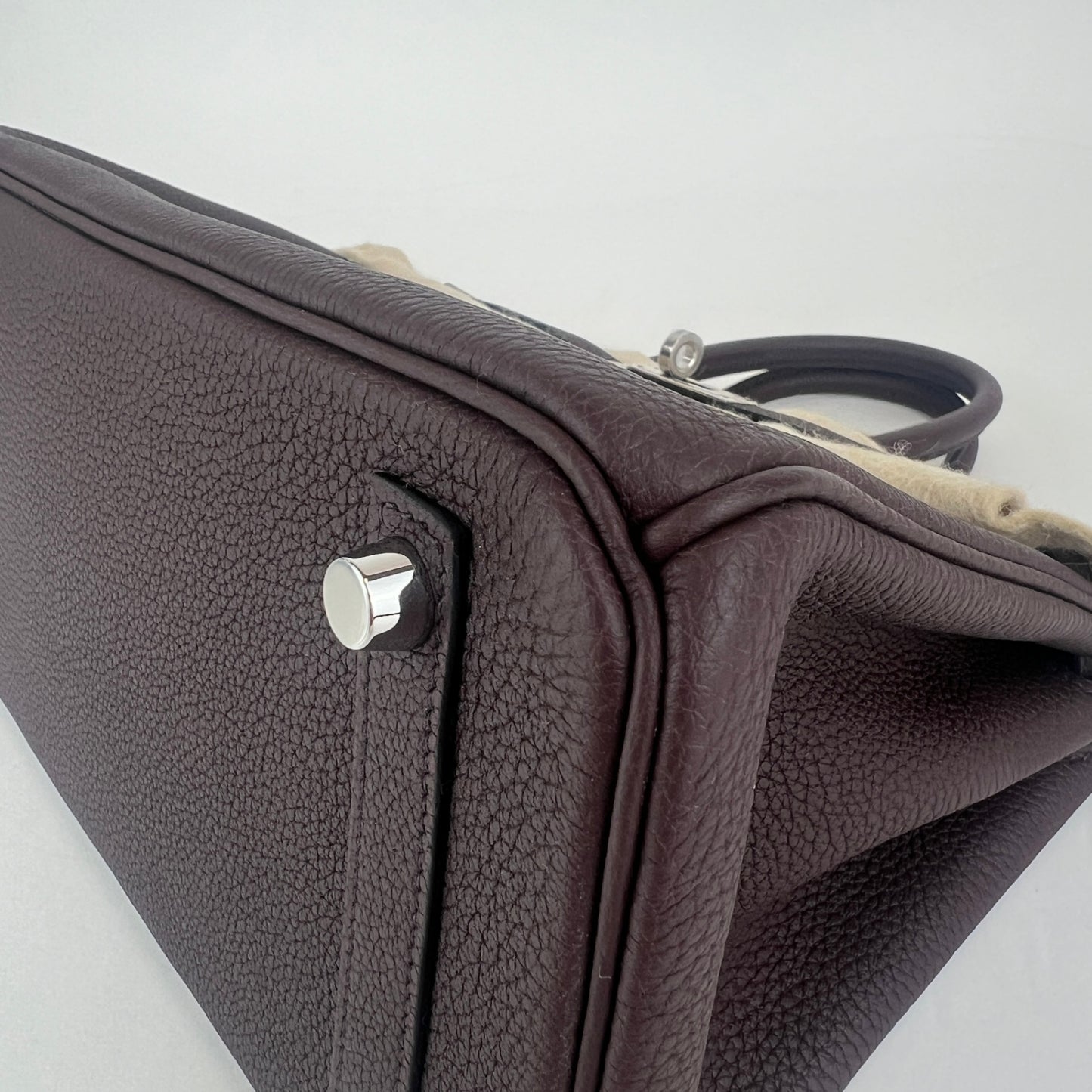 Birkin25 バーキン25 Stamp-B B刻印 Togo トゴ Rouge sellier ルージュセリエ PHW シルバー金具