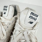 ミュウミュウ ニューバランス Miumiu×New Balance 574 スニーカー ホワイト 574 White ホワイト 34ハーフ