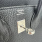 Birkin25 バーキン25 Black ブラック Togo トゴ PHW シルバー金具 W刻印 Togo トゴ