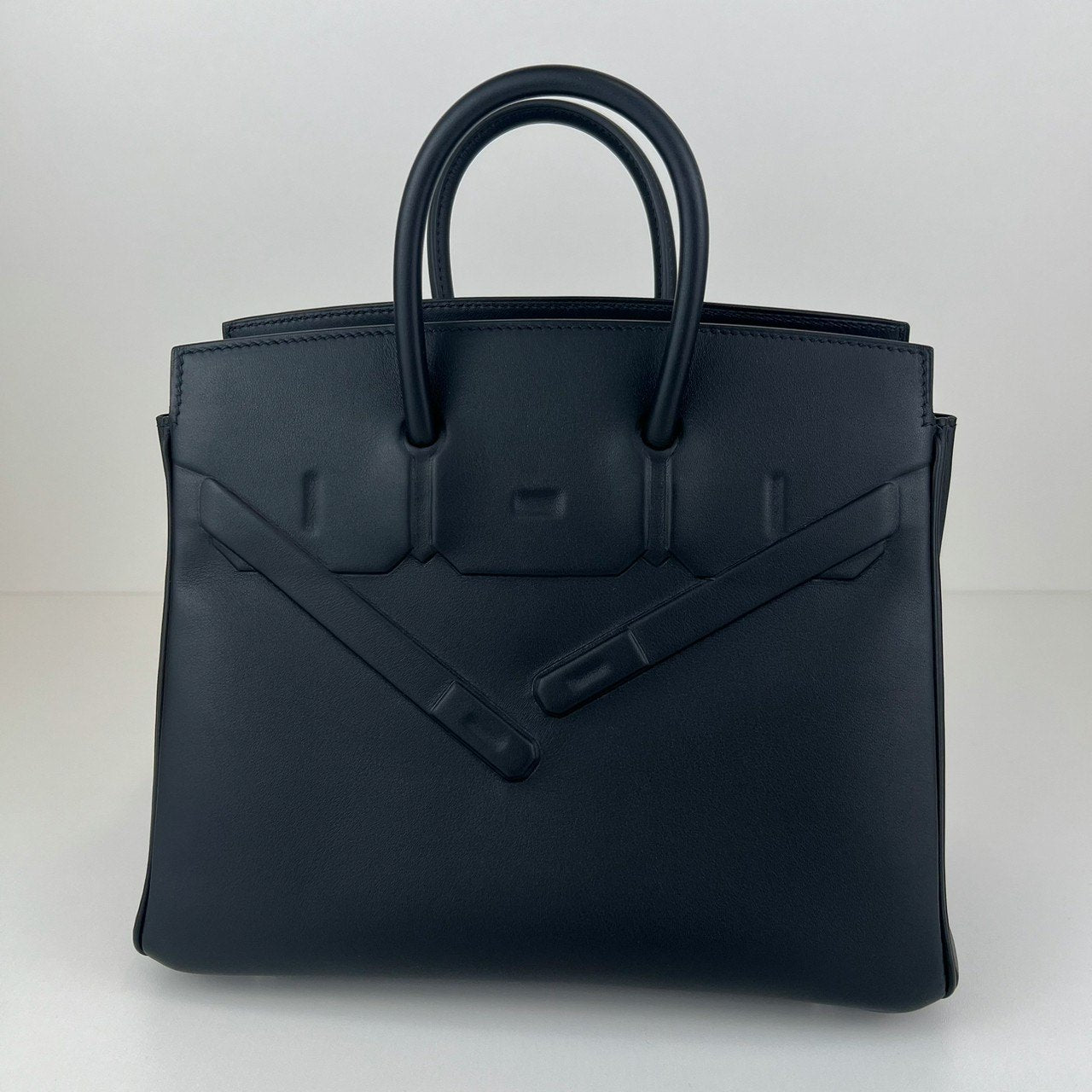 Birkin25 shadow バーキン25 シャドウ Black ブラック Swift スイフト PHW シルバー金具 Stamp-Y Y刻印