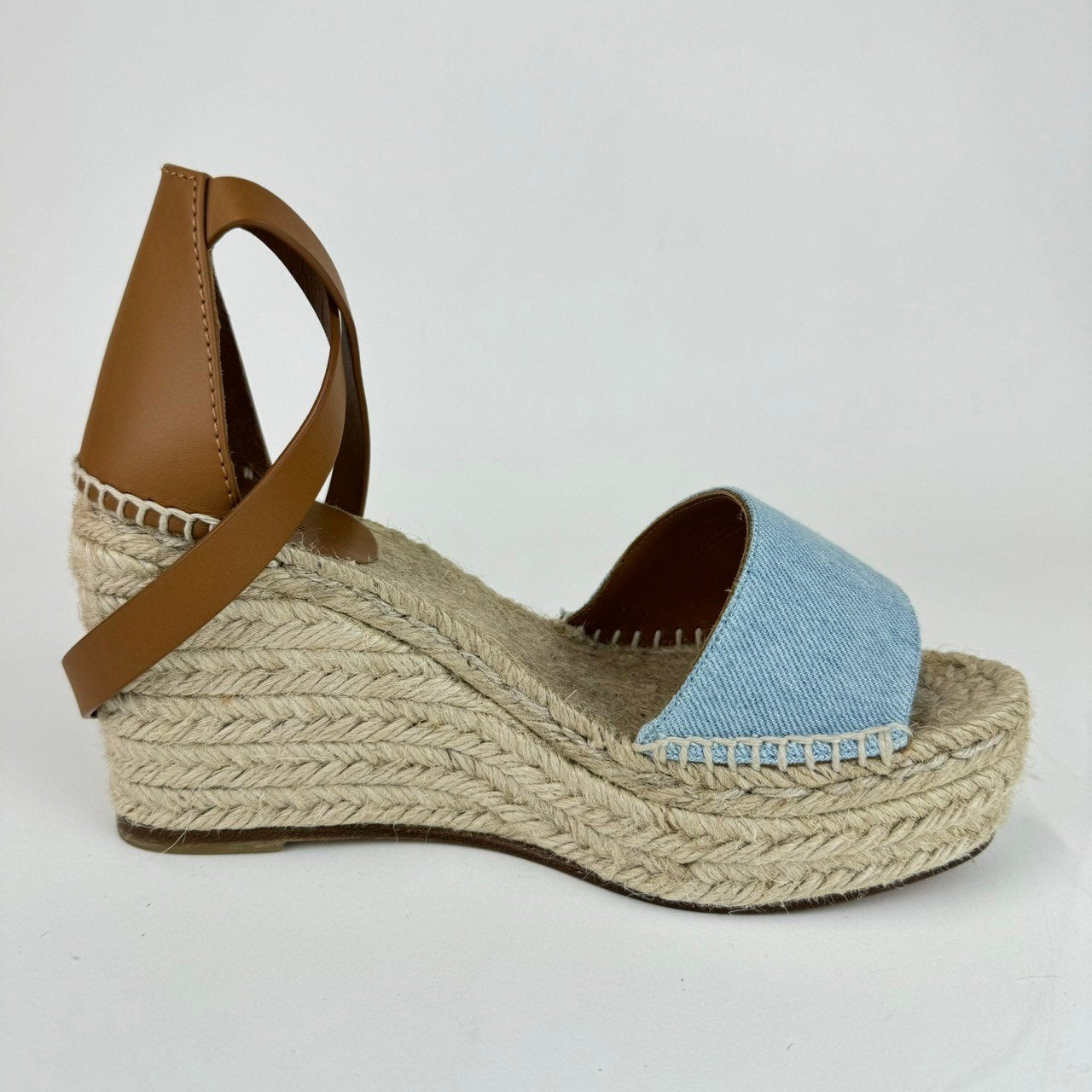 Tipoli espadrille ティポリ エスパドリーユ ウェッジソール Blue clair/Natural ブルークレール/ナチュラル Denim/Calf デニム/カーフ 36(23cm) レディースサンダル