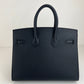 Hermès エルメス Birkin25 sellier バーキン25セリエ Stamp-W W刻印 Epsom エプソン Black ブラック PHW シルバー金具