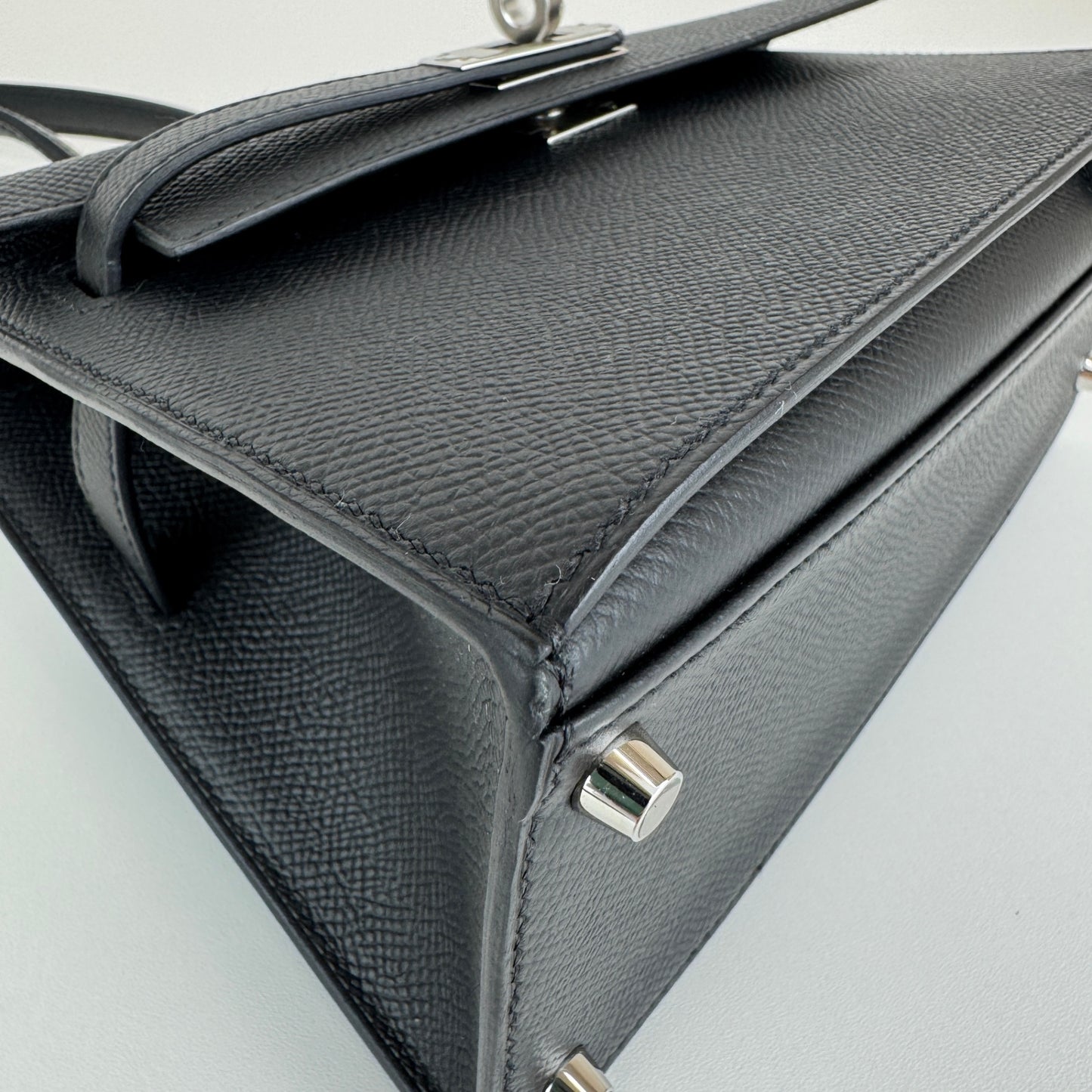 Kelly20 disrder ケリー20 無秩序 Black ブラック Epsom エプソン PHW シルバー金具 Stamp-W W刻印