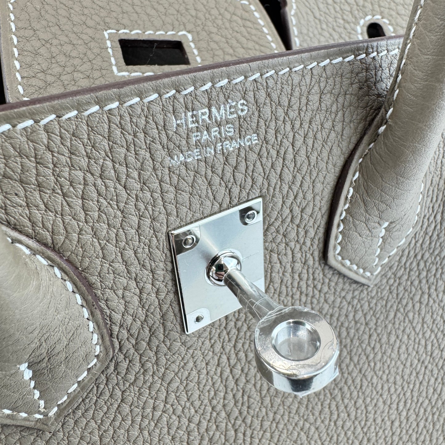 Birkin25 バーキン25 Etoupe エトープ Togo トゴ PHW シルバー金具 Stamp-K K刻