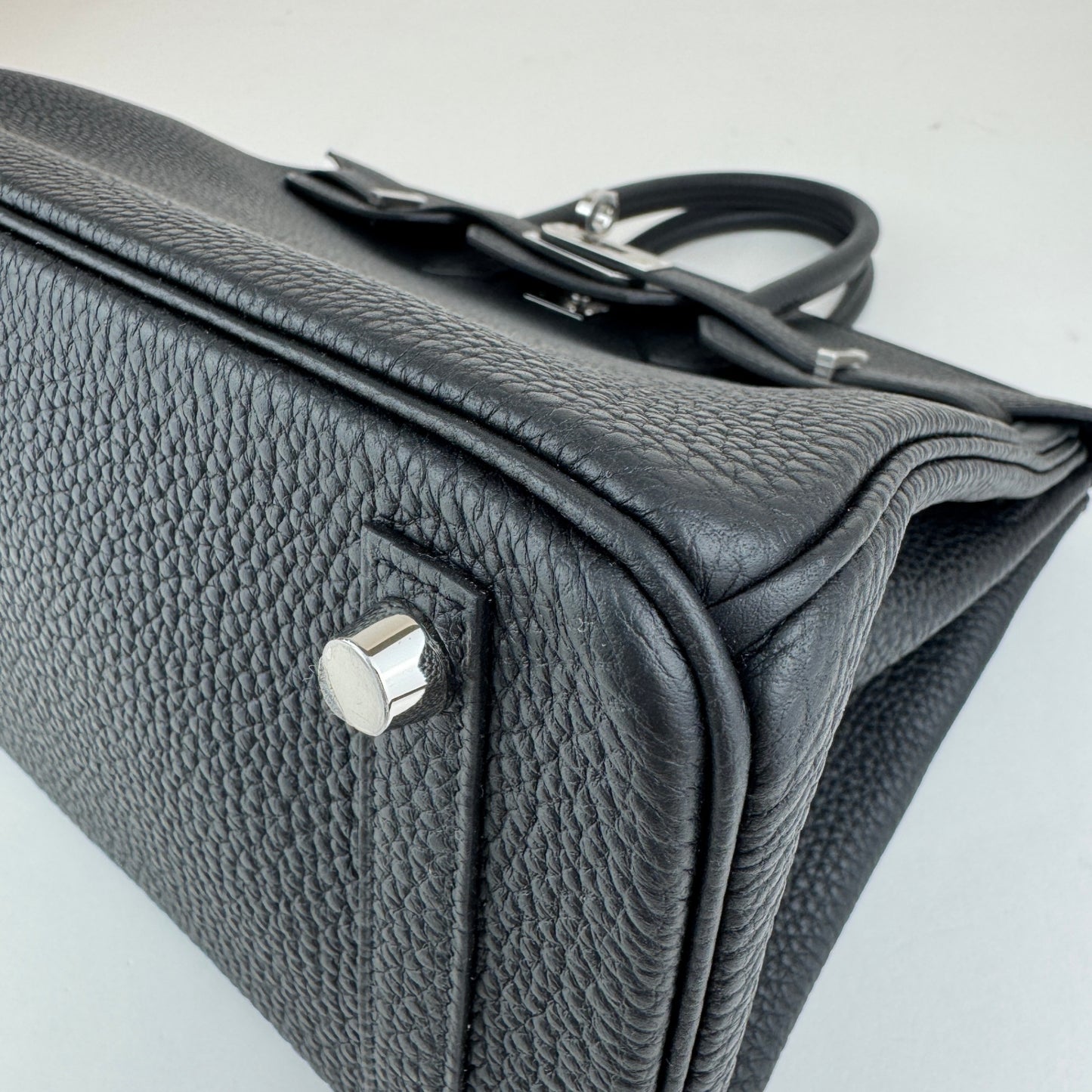 Birkin25 バーキン25 Stamp-K K刻印 Togo トゴ Black ブラック PHW シルバー金具