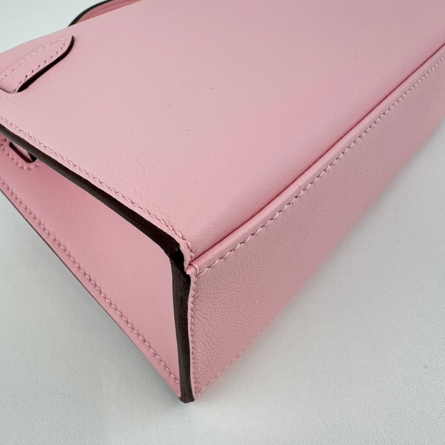 Pochette kelly ポシェットケリー Rose sakura ローズサクラ PHW シルバー金具 Stamp-K K刻印 Swift スイフト