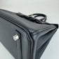 Birkin25 バーキン25 Black ブラック  PHW シルバー金具 Togo トゴ Stamp-K K刻印