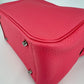 Hermès エルメス Lindy mini リンディミニ Stamp-W W刻印 Taurillon Clemence トリオンクレマンス Rose azalee ローズアザレ PHW シルバー金具
