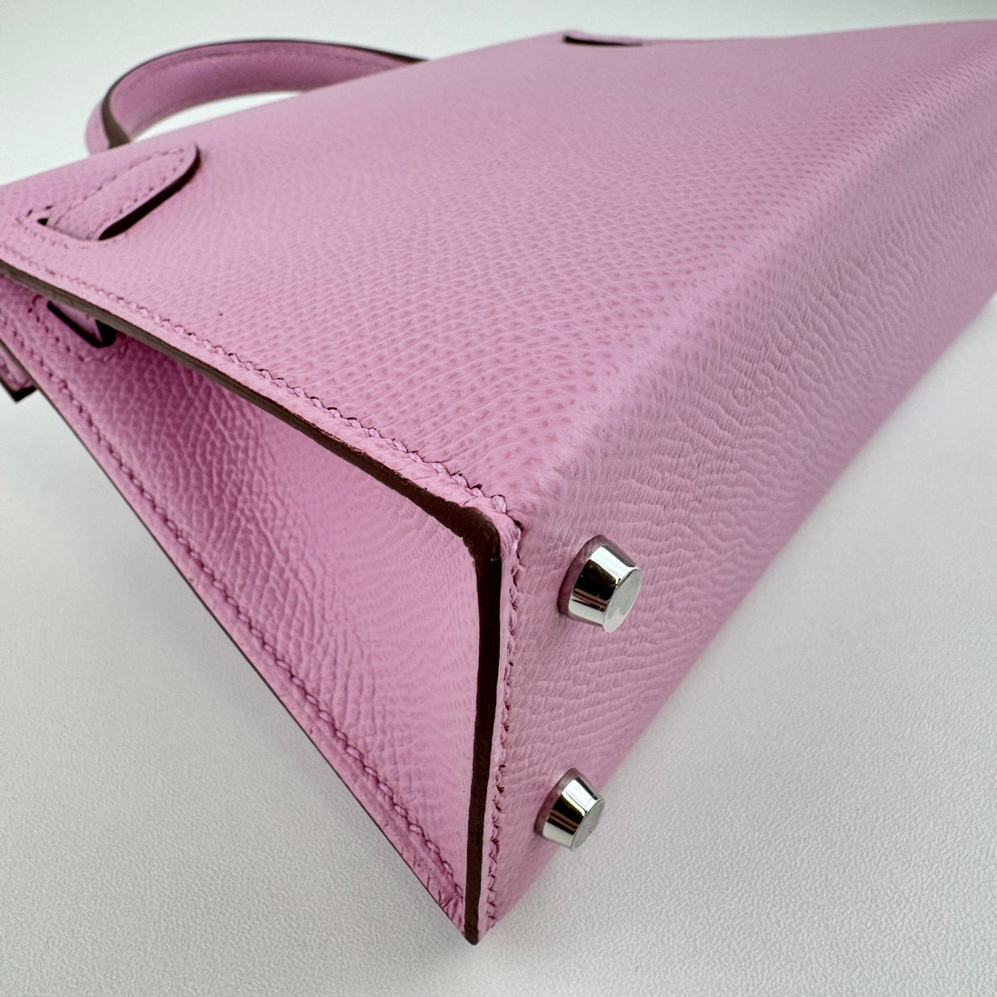 Mini kelly ミニケリー　Mauve Sylvestre　PHW シルバー金具 モーヴシルベストル　Stamp-Z Z刻