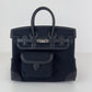 Birkin25 Cargo バーキン25 カーゴ Black ブラック PHW シルバー金具 W刻