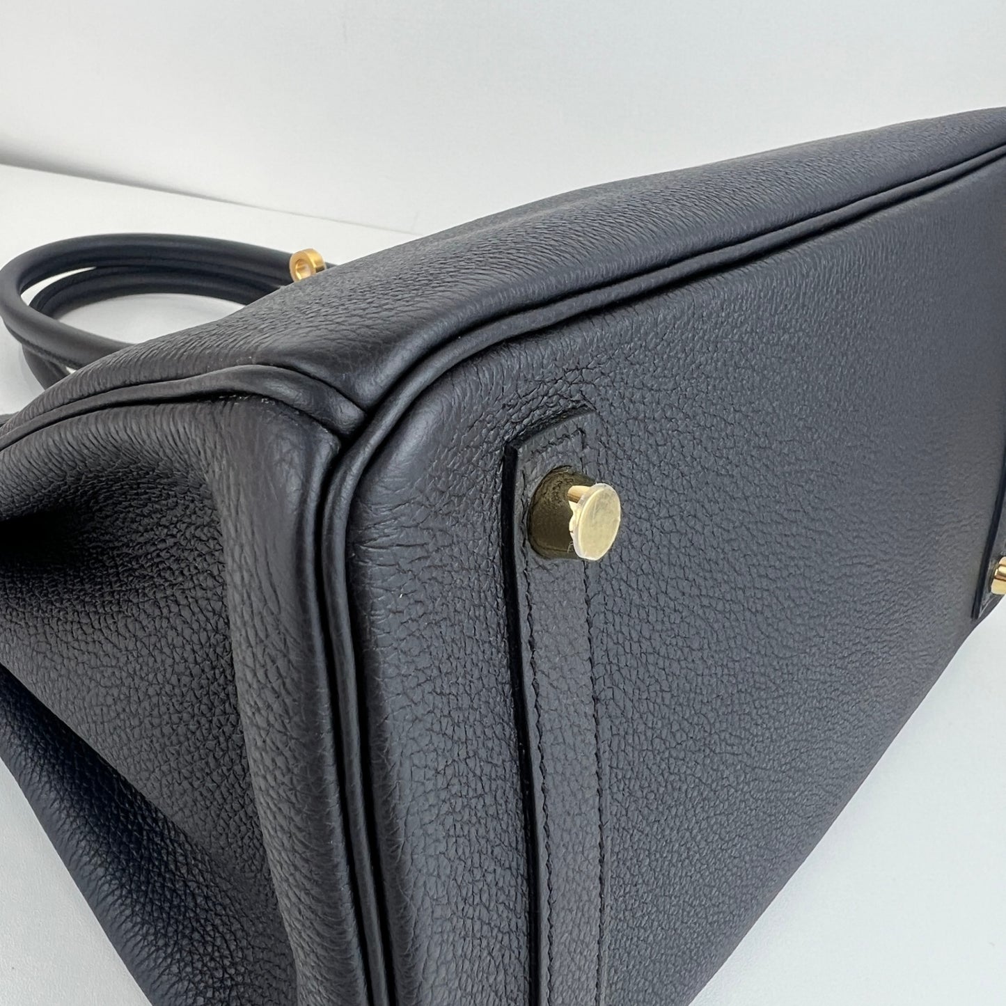 Birkin30 バーキン30 Black ブラック GHW ゴールド金具 Stamp-W W刻