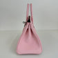 Birkin25 バーキン25 Rose sakura ローズサクラ Swift スイフト PHW シルバー金具 Stamp-W W刻印