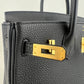 Birkin25 バーキン25 ブラック　GHW ゴールド金具　Stamp-K K刻