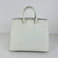 Birkin25 shadow バーキン25 シャドウ Mushroom マッシュルーム Swift スイフト PHW シルバー金具 Stamp-W W刻印