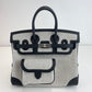 Birkin25 cargo バーキン25カーゴ Black ブラック  PHW シルバー金具 Toile goelan/Swift Stamp-K K刻印