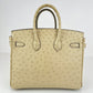 Hermès エルメス Birkin25 バーキン25 Stamp-Z Z刻印 Ostrich オーストリッチ Parchemin パルシュマン GHW ゴールド金具