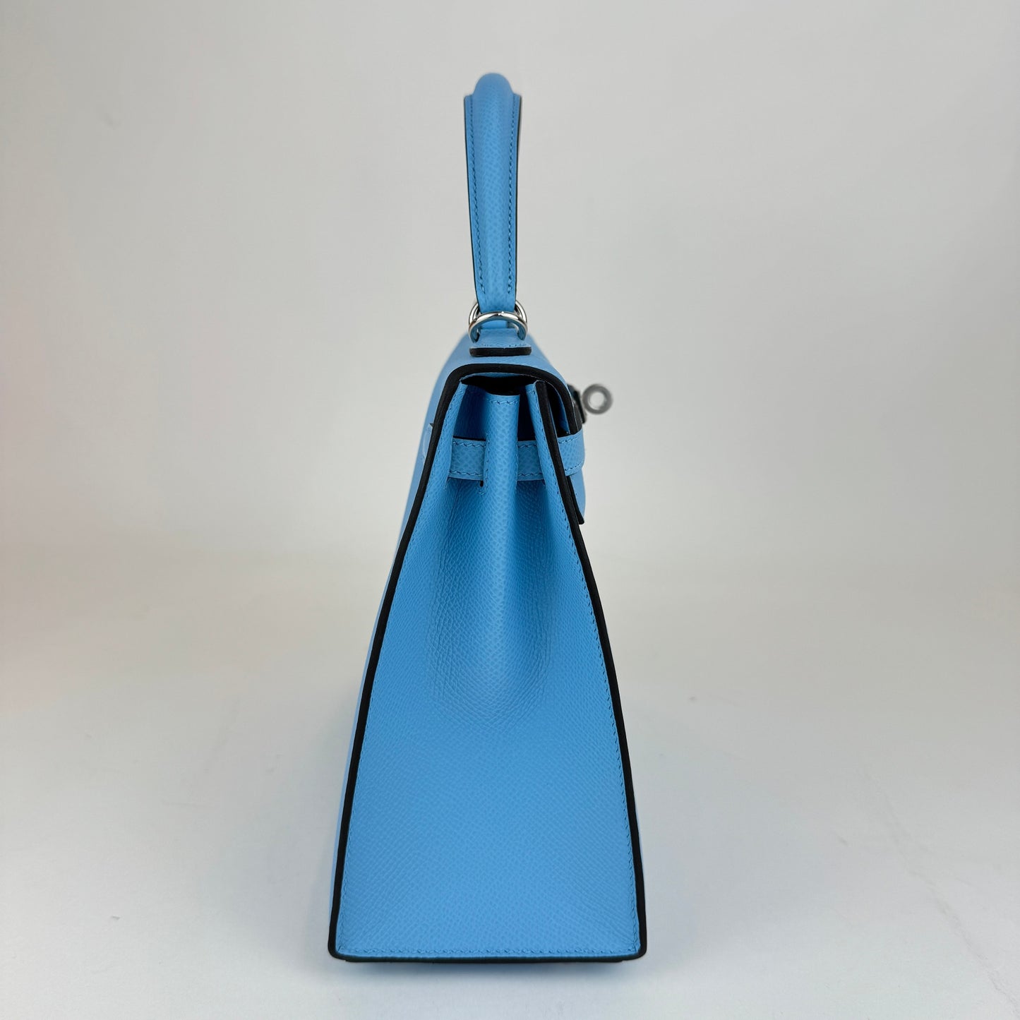 Kelly25 Sellier ケリー25セリエ Celeste セレステ  PHW シルバー金具 Epsom エプソン Stamp-K K刻印