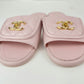 CHANEL シャネル シャネル サンダル ミュール CCロゴ キルティングビーチサンダル ラムスキン Pink ピンク