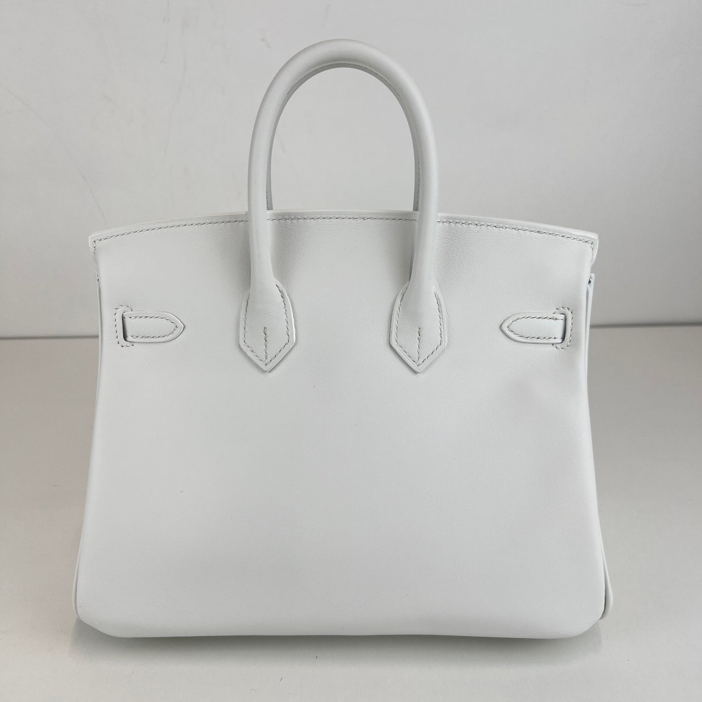 Birkin25 バーキン25 New white ニューホワイト Swift スイフト PHW シルバー金具 Stamp-W W刻印