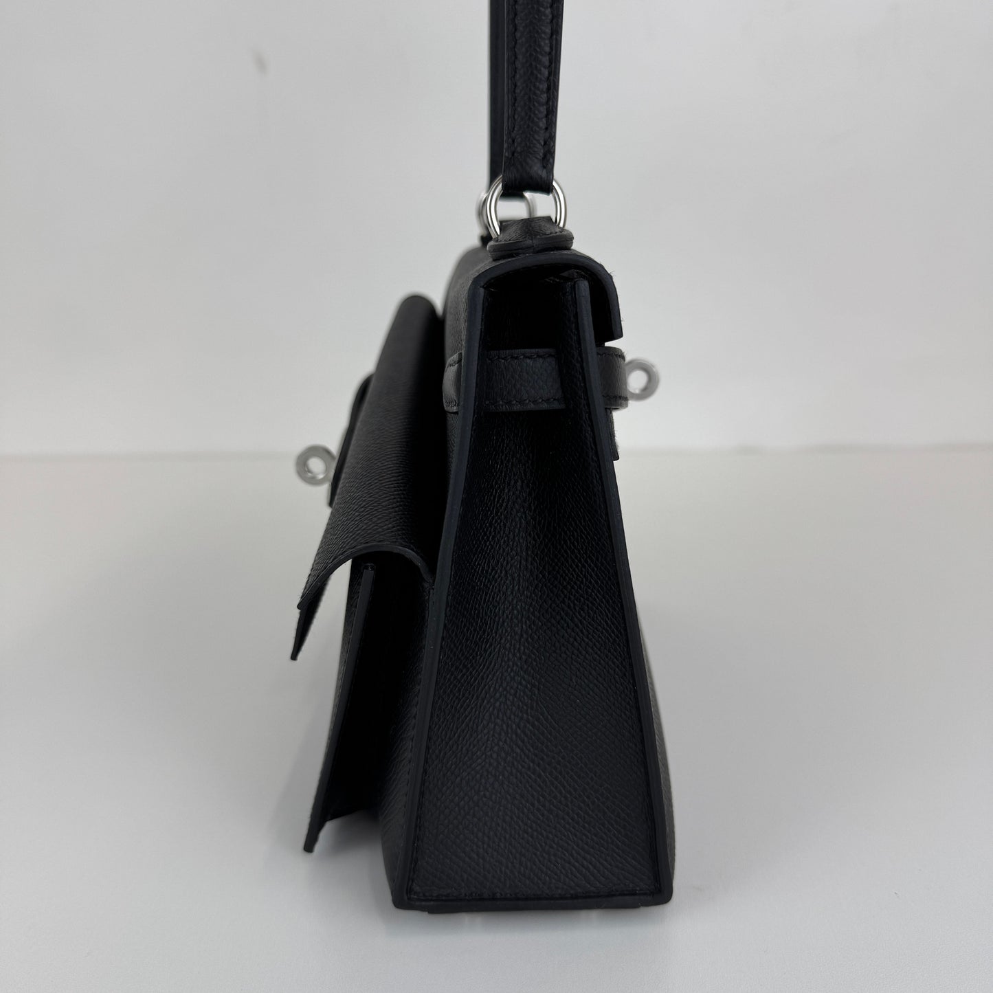 Kelly20 disrder ケリー20 無秩序 Black ブラック Epsom エプソン PHW シルバー金具 Stamp-W W刻印