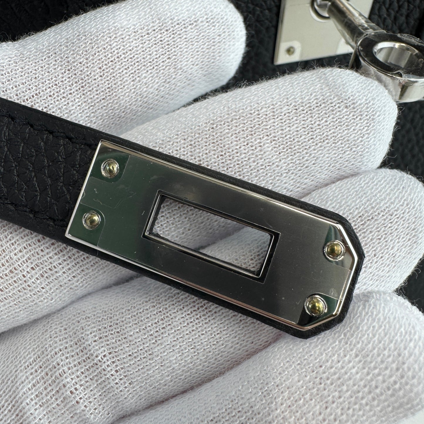 Birkin25 バーキン25 Black ブラック PHW シルバー金具 Stamp-K K刻