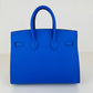 Hermès エルメス Birkin25 バーキン25 Stamp-K K刻印 Epsom エプソン Bleu hydra ブルーイドラ PHW シルバー金具