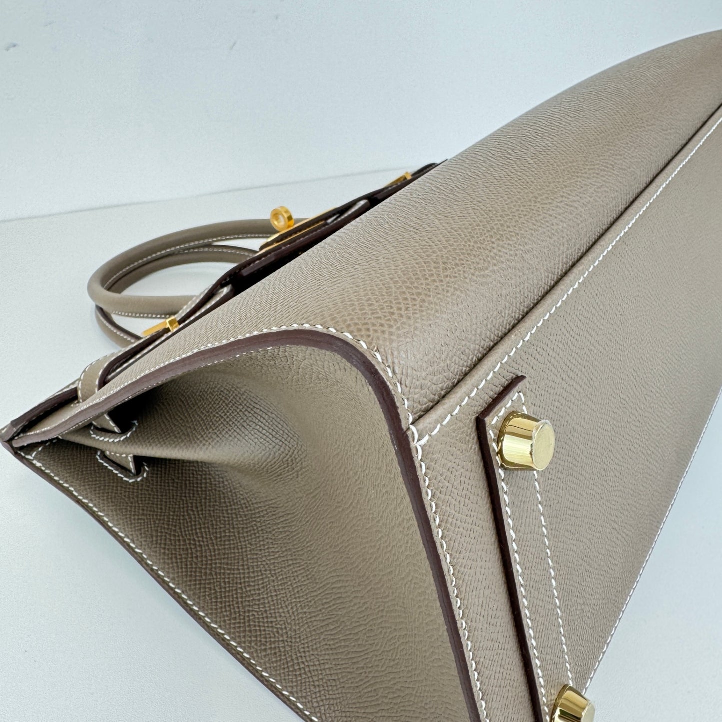 Birkin30 sellier バーキン30セリエ Stamp-W W刻印 Epsom エプソン Etoupe エトープ GHW ゴールド金具