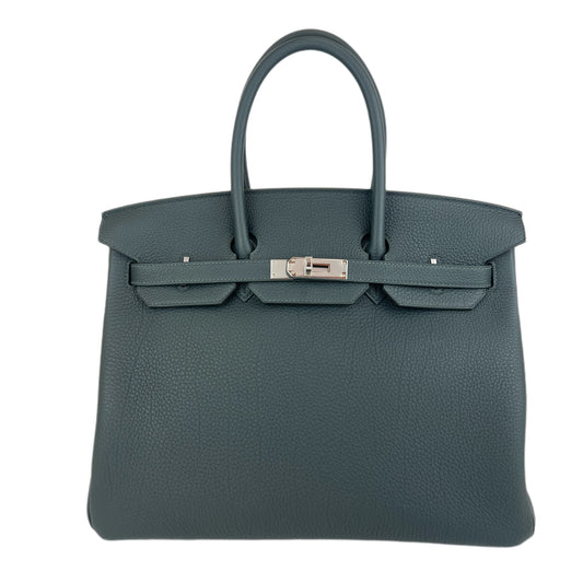 Birkin35 バーキン35 Vert mangrove ヴェールマングローブ PHW シルバー金具 Stamp-K K刻印 Togo トゴ