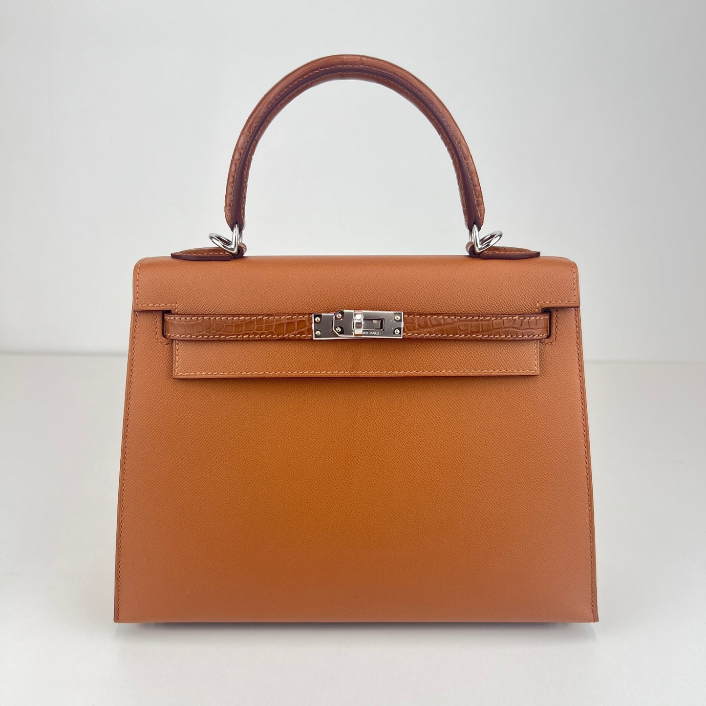 Kelly25 touch ケリー25 タッチ　Gold ゴールド　Madame/crocodile　PHW　SV金具　Stamp-K K刻