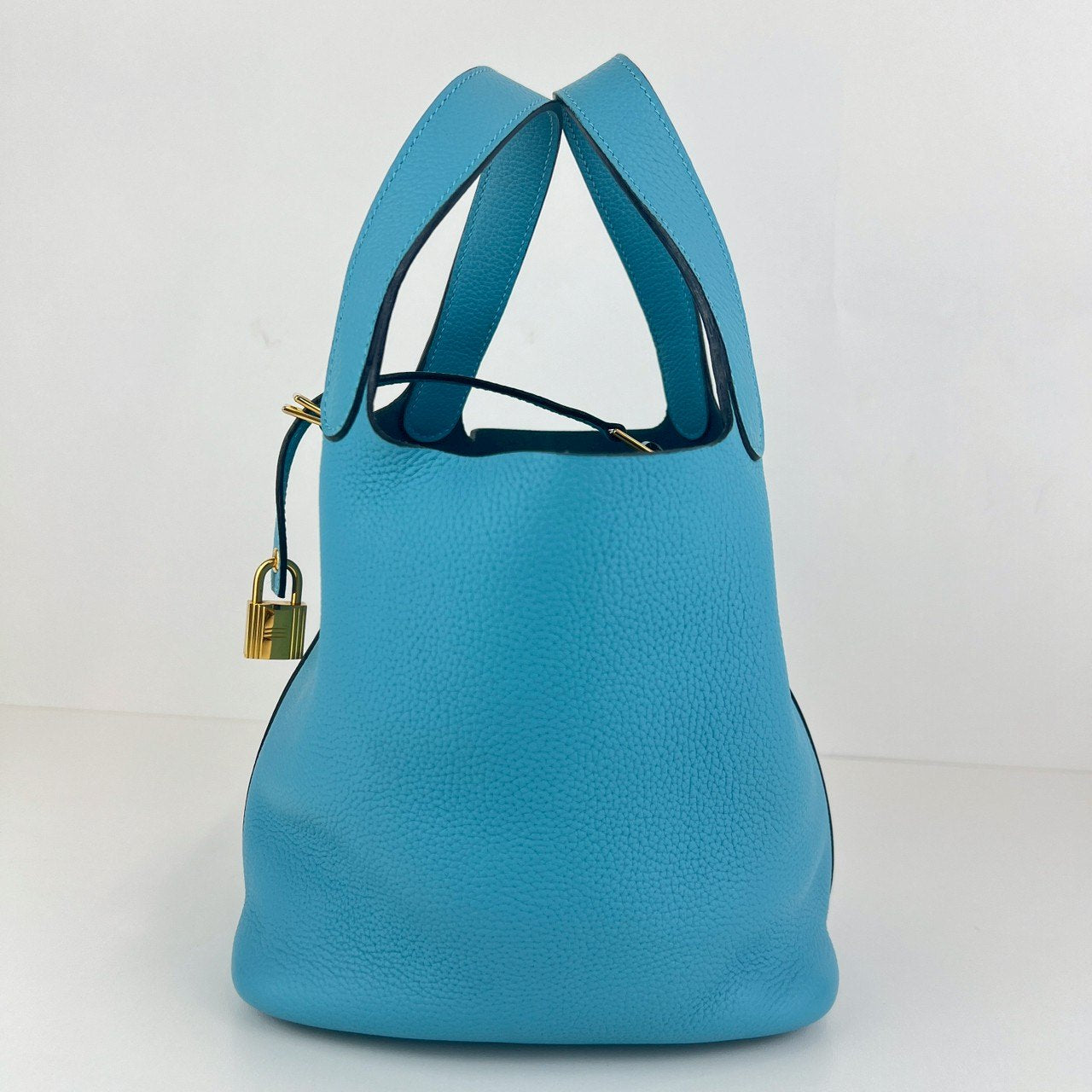 Picotin Lock PM ピコタンロック Bleu de nord ブルードノール GHW ゴールド金具 Stamp-D D刻印 Clemance クレマンス