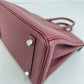 Birkin25 バーキン25 Rouge H ルージュアッシュ　PHW シルバー金具 tamp-K K刻