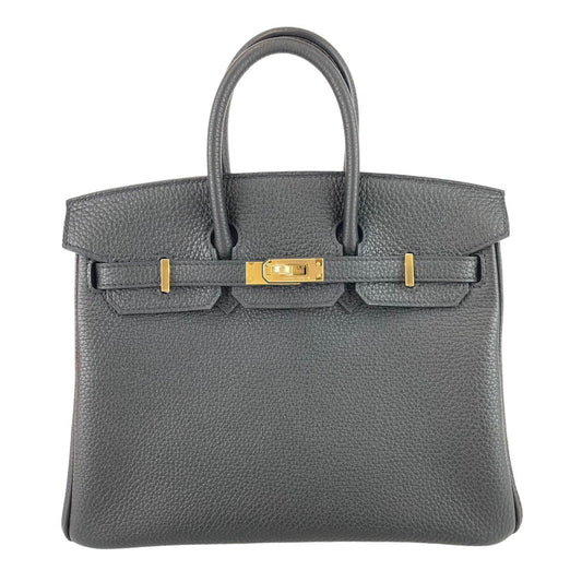 Birkin25 バーキン25 Black ブラック GHW ゴールド金具 W刻 Togo トゴ