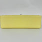 Kelly pochette ケリーポシェット Limoncello リモンチェッロ Ostrich オーストリッチ PHW シルバー金具 Stamp-B B刻印 ハンドバッグ